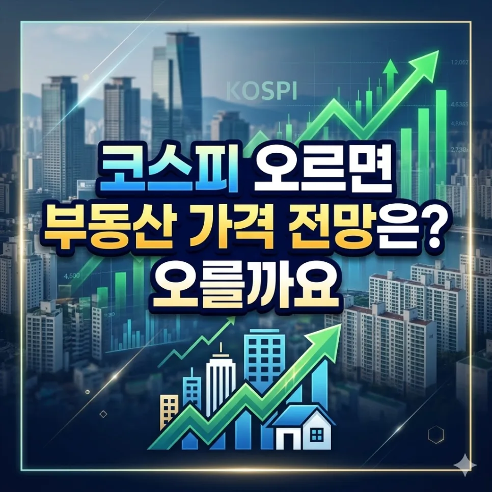 코스피 급등 후 부동산 전망 2026: 투자 심리 vs 금리 분석