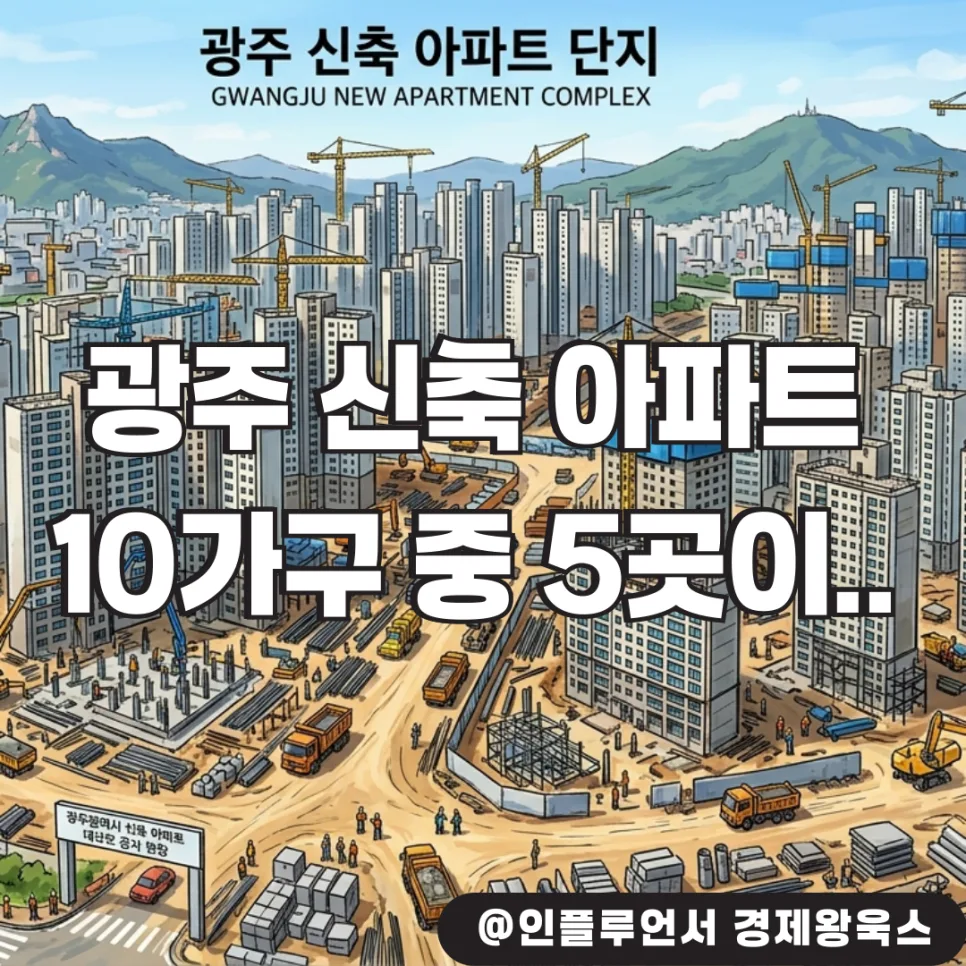 광주 신축 아파트 매물 폭증? 2026년 입주 전망과 투자 전략