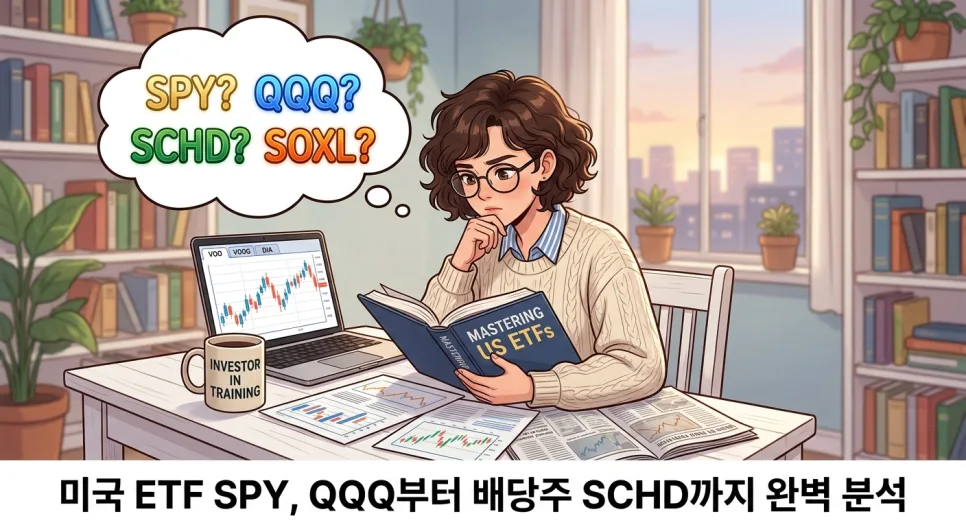 미국 ETF 2026년 완벽 분석: SPY, QQQ, SCHD 비교 및 투자 전략