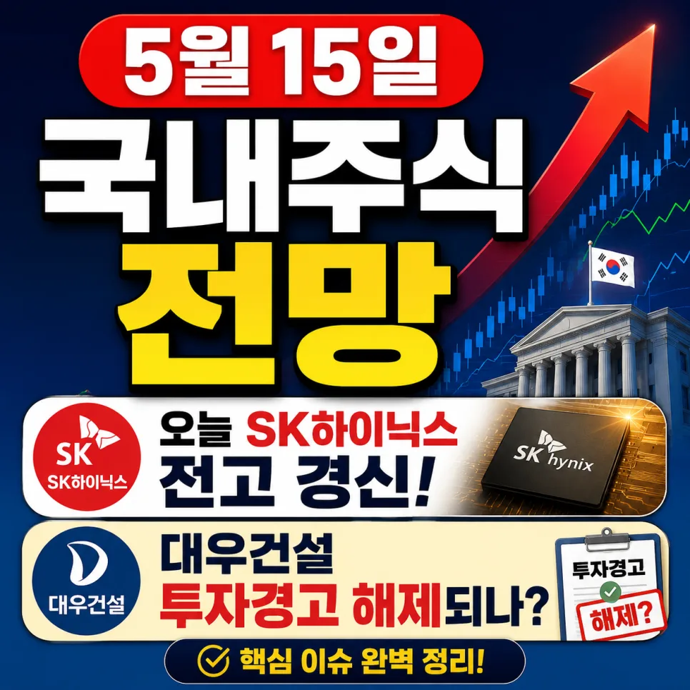 SK하이닉스 전고점 경신 2026: 대우건설 투자경고 해제 가능성은?