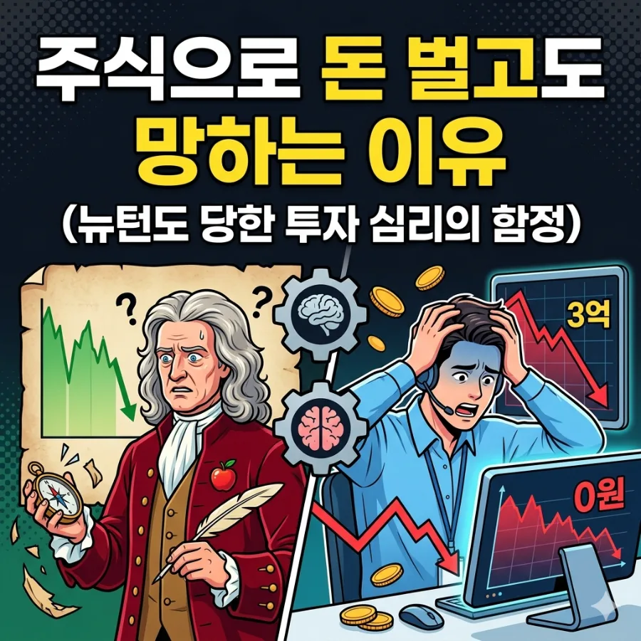 주식 투자 심리 함정 2026: 뉴턴도 당한 이유와 생존 전략