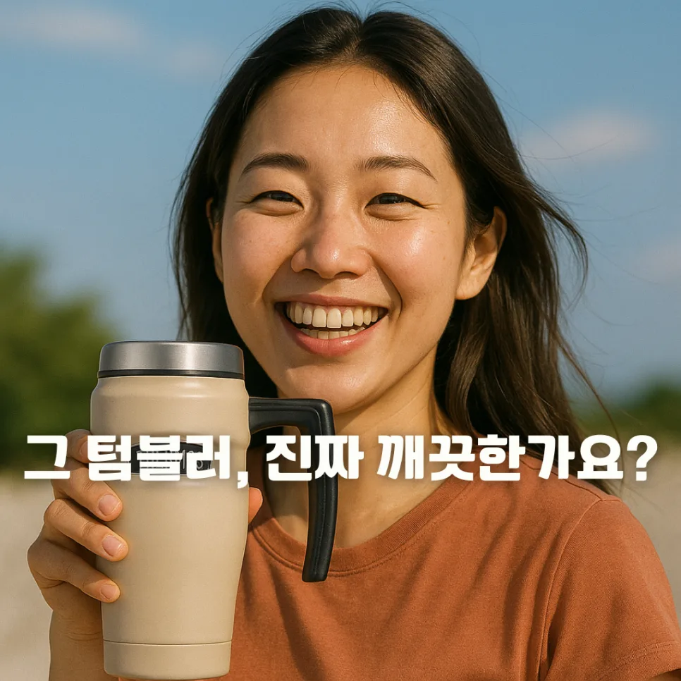 텀블러 세균 폭탄? 올바른 세척법 2026년 총정리