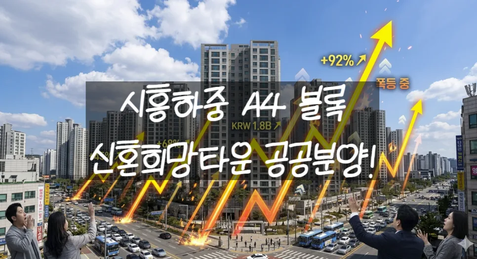 시흥하중 A1 신혼희망타운 본청약 2026년, 분양가와 당첨 전략 총정리