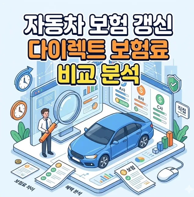 자동차 보험 갱신, 2026년 보험료 절약하는 비교 방법 총정리