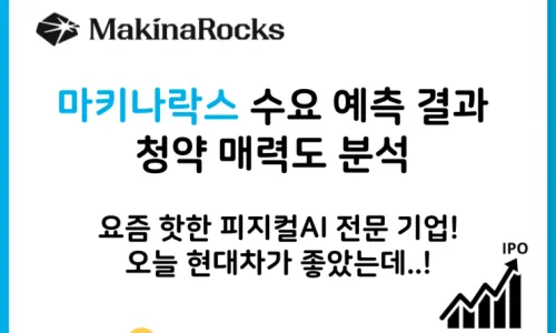 마키나락스 청약 결과 2026: 균등/비례 배정 및 손익분기점 분석 2