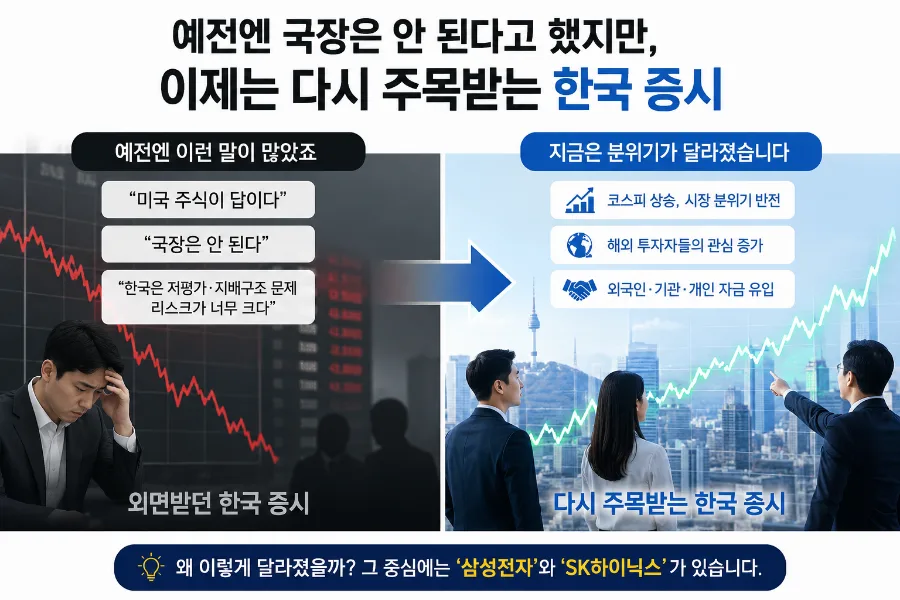 한국 주식, 월가도 주목하는 이유는? 삼전닉스 AI 시대 재평가 2026 2
