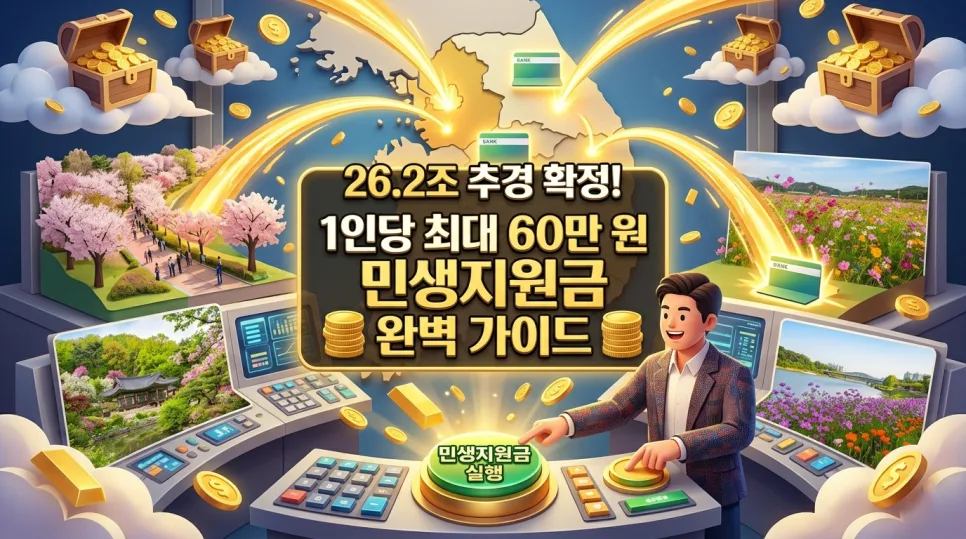2026년 26.2조 추경, 민생지원금 혜택 총정리