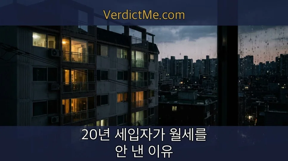 20년 장기 세입자, 월세 미납 사태의 진실 2026