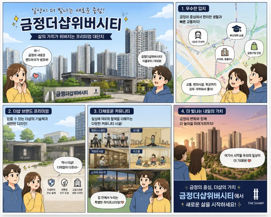 금정 더샵 위버 시티, 역세권 프리미엄과 미래 가치 분석 2026