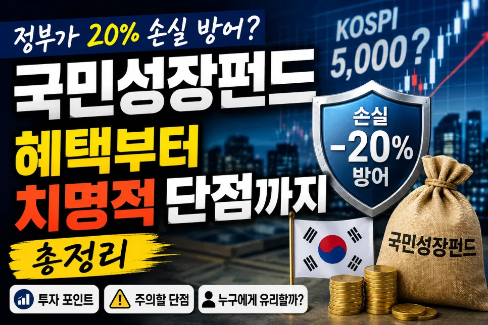 국민성장펀드 2026년 가입, AI·반도체 투자 기회일까?