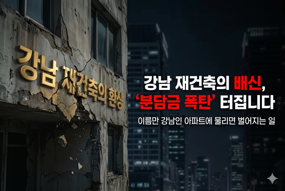 강남 재건축 가치 분석 2026: 입지 vs 사업성, 현명한 선택 가이드