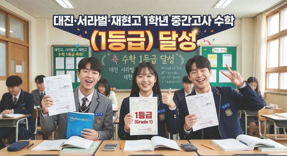 대진·서라벌·재현고 1학년 수학 1등급 로드맵 2026