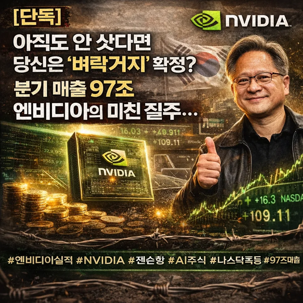 엔비디아 실적 2026: 97조 매출, AI 시대 투자 전략은?