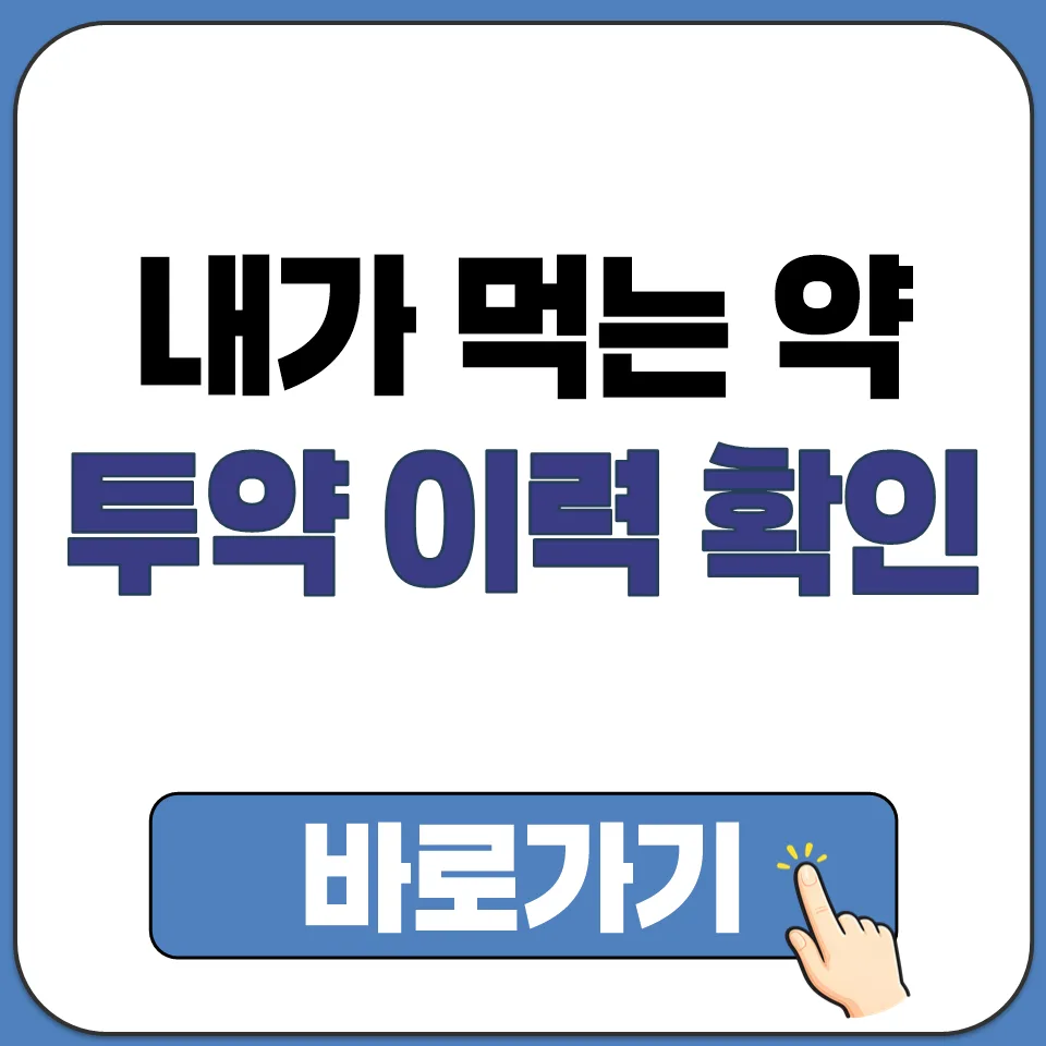 내가 먹는 약 정보 2026: 심평원 투약 이력 확인 방법 총정리