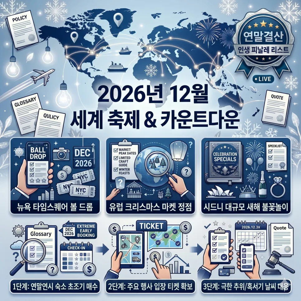 2026년 해외여행 준비물 완벽 가이드: 필수템부터 비상 대비까지