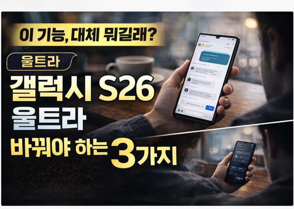 갤럭시 S26 프라이버시 디스플레이, 2026년 실제 사용 후기 및 AI 기능 분석