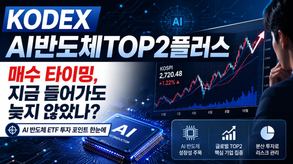 KODEX AI반도체TOP2플러스, 지금 매수해도 늦지 않았을까? 2026년 전망