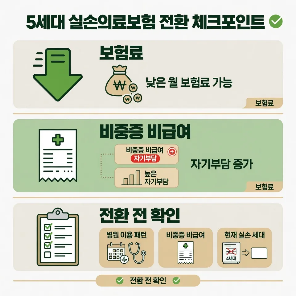 5세대 실손보험, 보험료보다 비급여 병원비 확인 필수 (2026년) 2