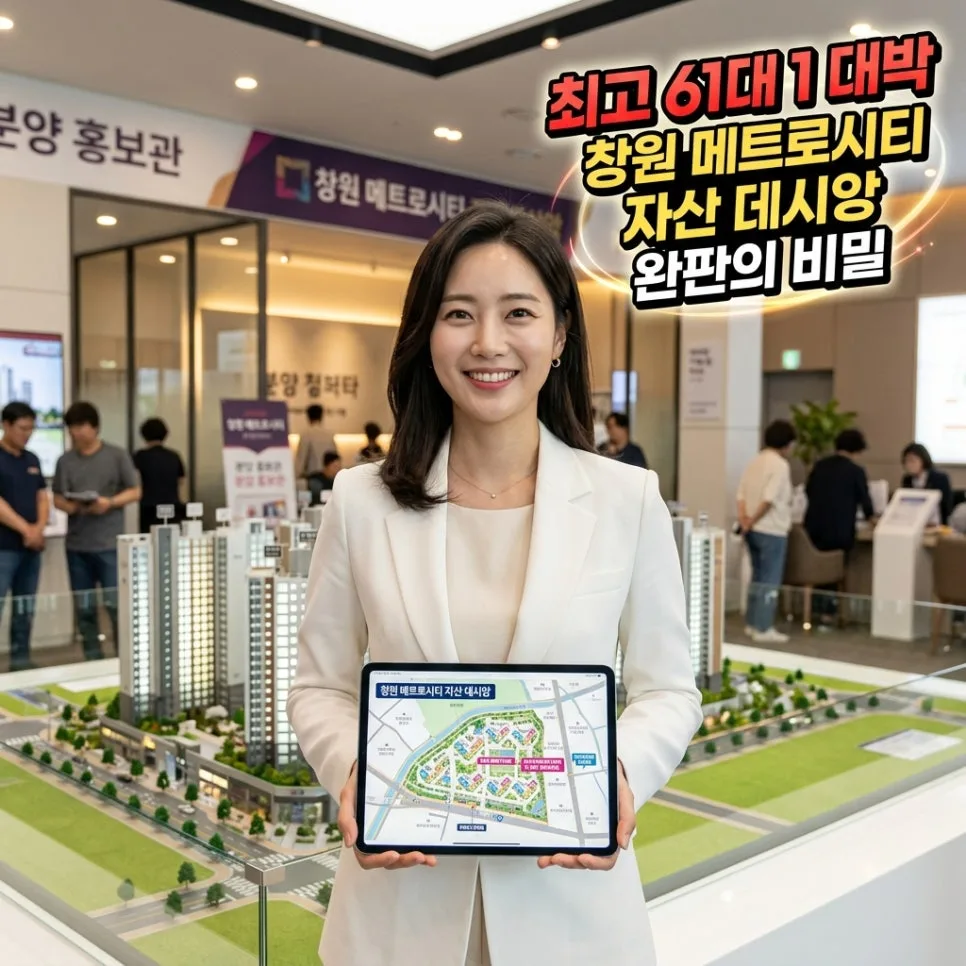 마산 자산 데시앙 완판 비결 2026: 지방 분양 시장 생존 전략