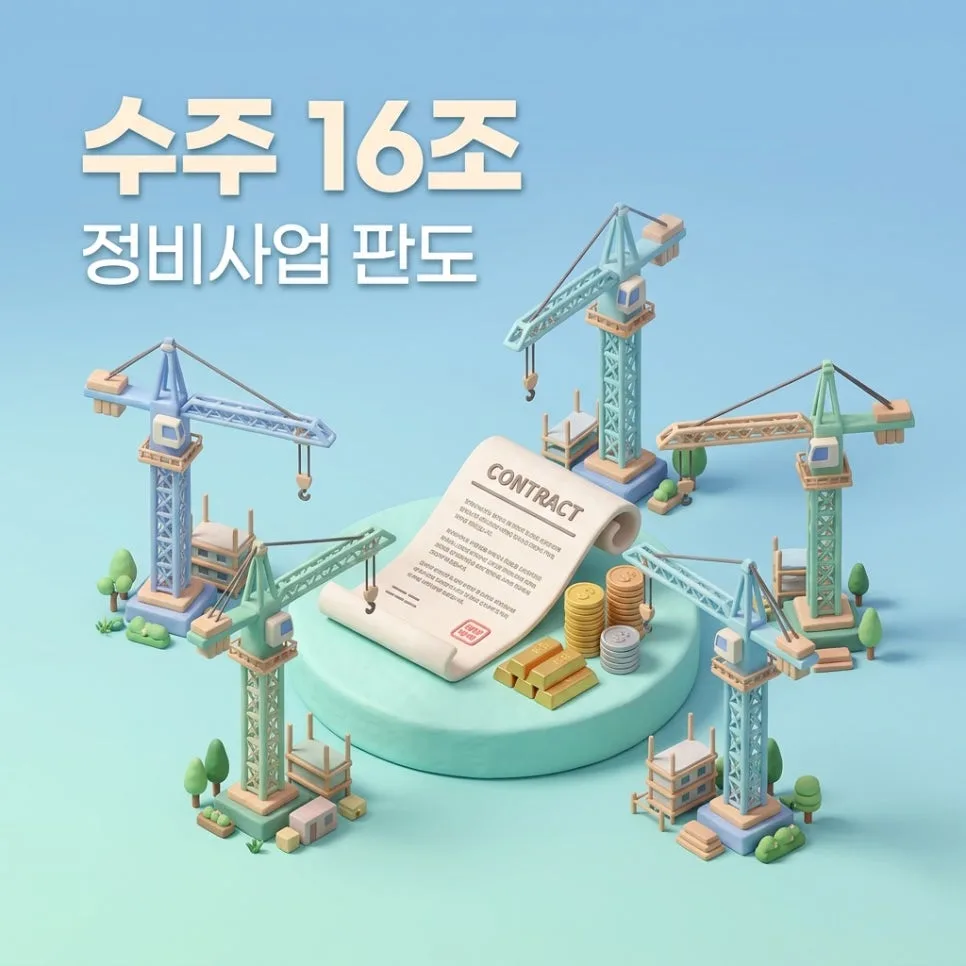 건설 5사 1분기 수주 16조, 정비사업 쏠림 현상 2026년 전망