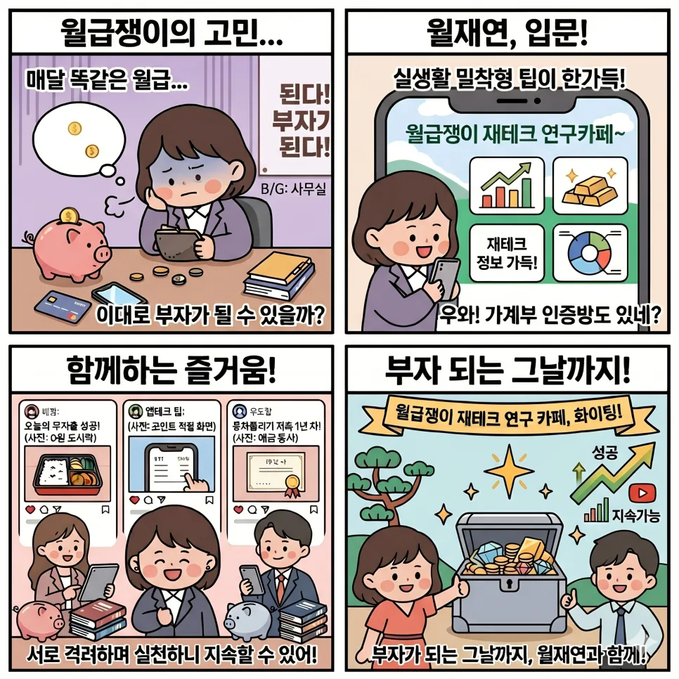 월급쟁이 재테크 카페 2026: 가계부·절약 습관 만드는 법