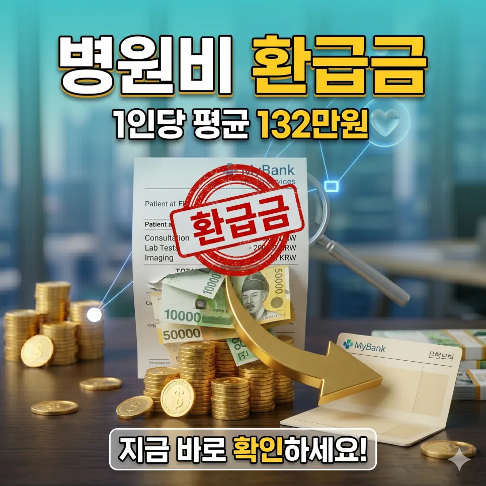 병원비 환급금 2026년, 잠든 내 돈 찾는 법 3단계