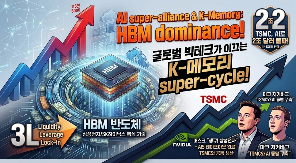 삼성전자·SK하이닉스 시총 빅뱅 2026: AI 반도체 시장 전망