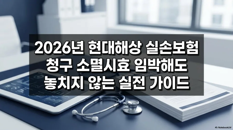 현대해상 실손보험 청구 소멸시효 2026년, 놓치면 안 되는 3가지