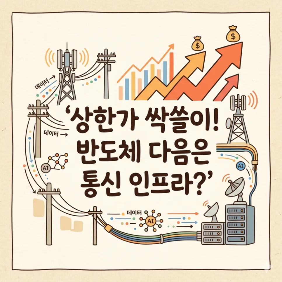 통신 인프라주 급등 2026: AI 시대의 새로운 투자 기회 분석
