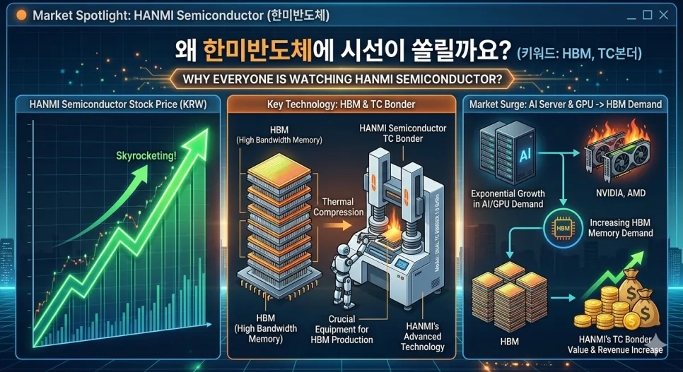 한미반도체 주가 전망 2026: TC본더 독주와 SK하이닉스 의존도 리스크 분석