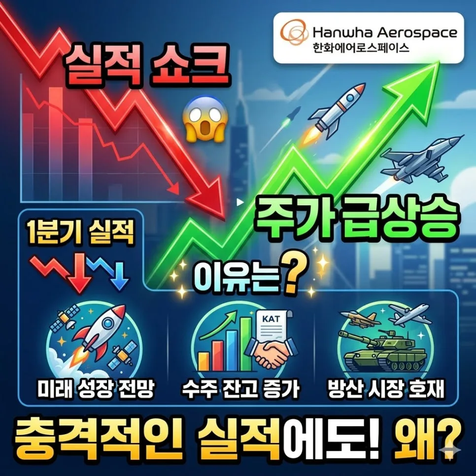 한화에어로스페이스 1분기 실적 부진에도 주가 급등 이유 2026년 전망