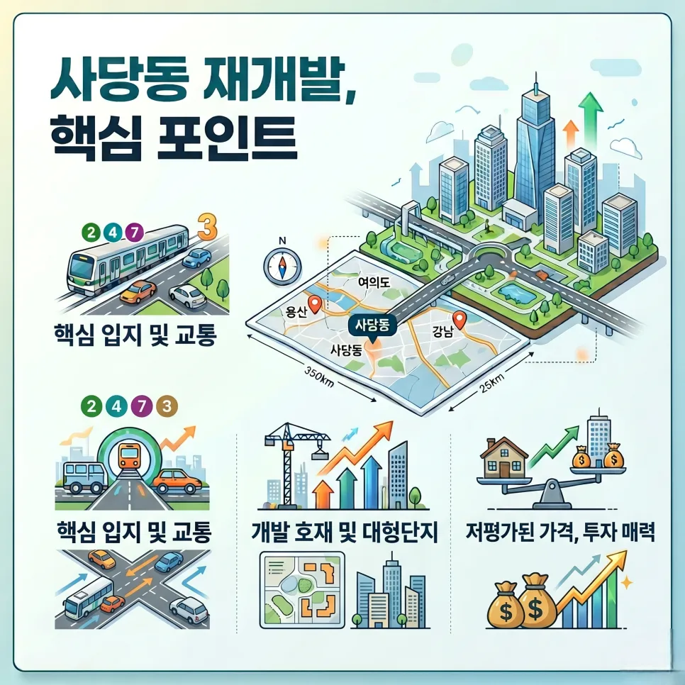 사당동 재개발 투자, 2026년 주목해야 할 이유 5가지