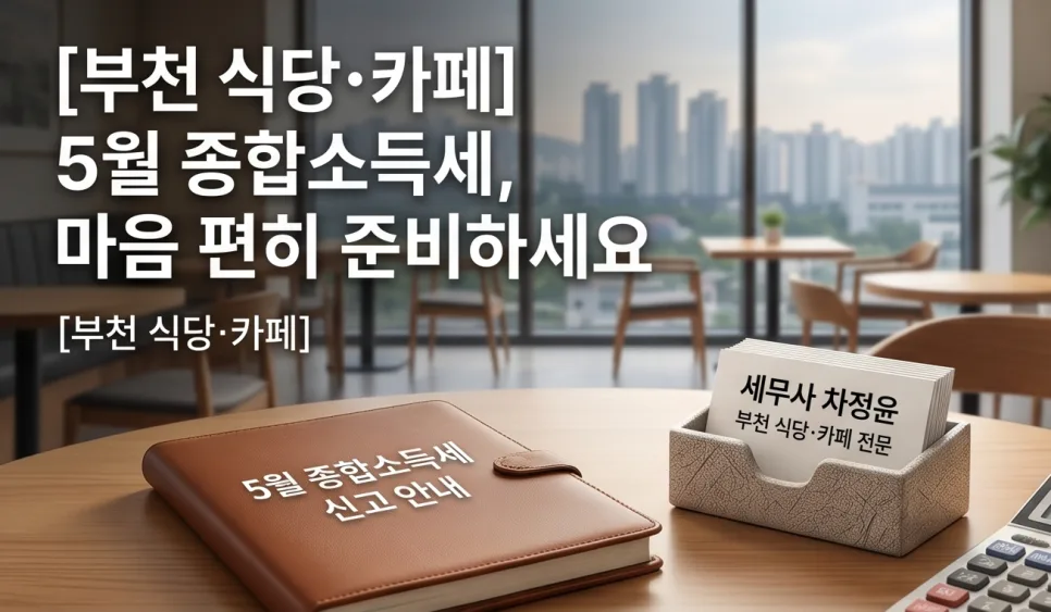 종합소득세 신고, 배달 앱 정산부터 인건비까지 2026년 완벽 대비
