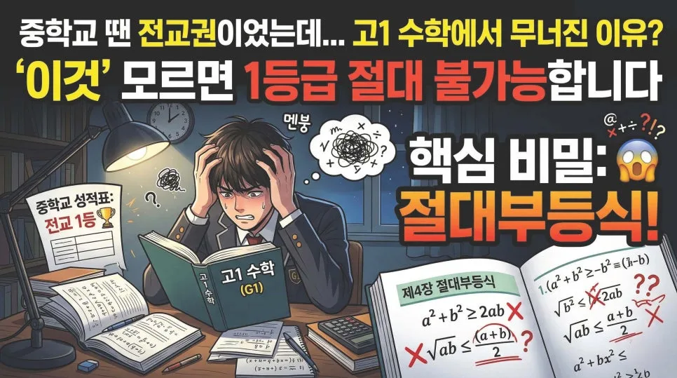 고1 수학 절대부등식 1등급 비결: 2026년 알고리즘 학습법