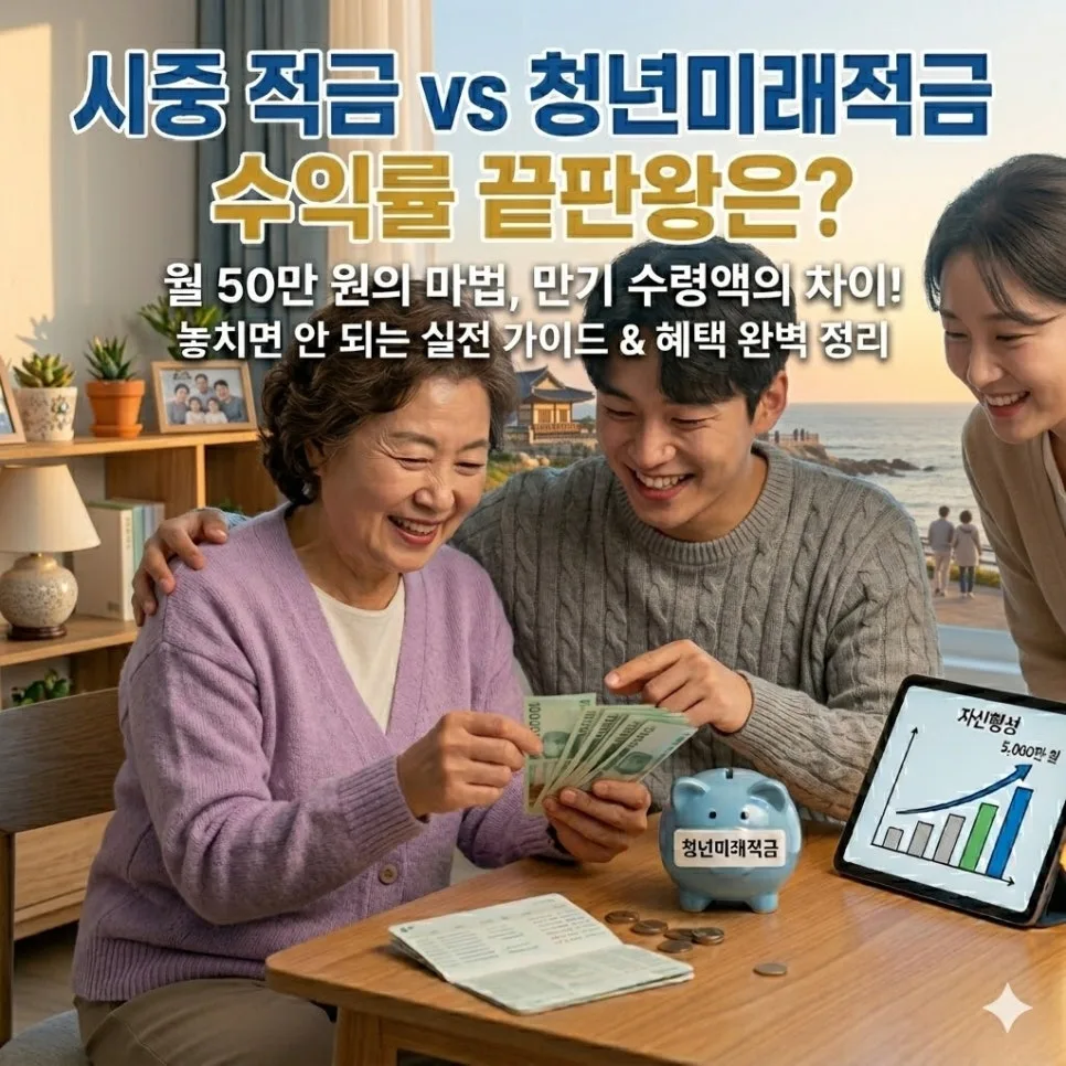 청년미래적금 월 50만 원 혜택 2026: 도약계좌 비교 및 신청 가이드