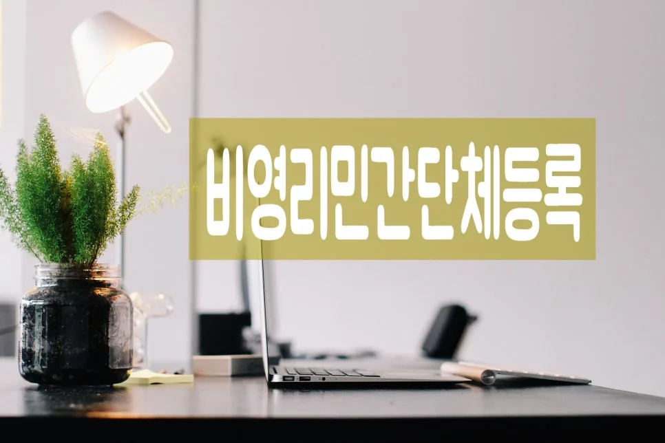 비영리민간단체 등록 요건 및 절차 2026년 최신 총정리