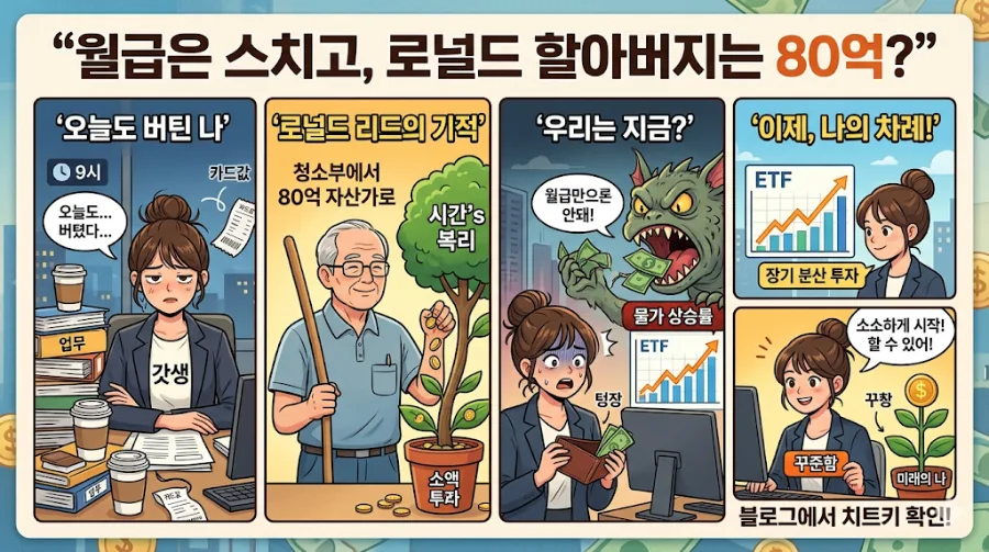 청소부 백만장자처럼 80억 모은 비결 2026: 투자 습관 총정리