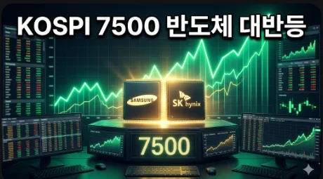KOSPI 7500 시대, 반도체 골든크로스 전망 2026
