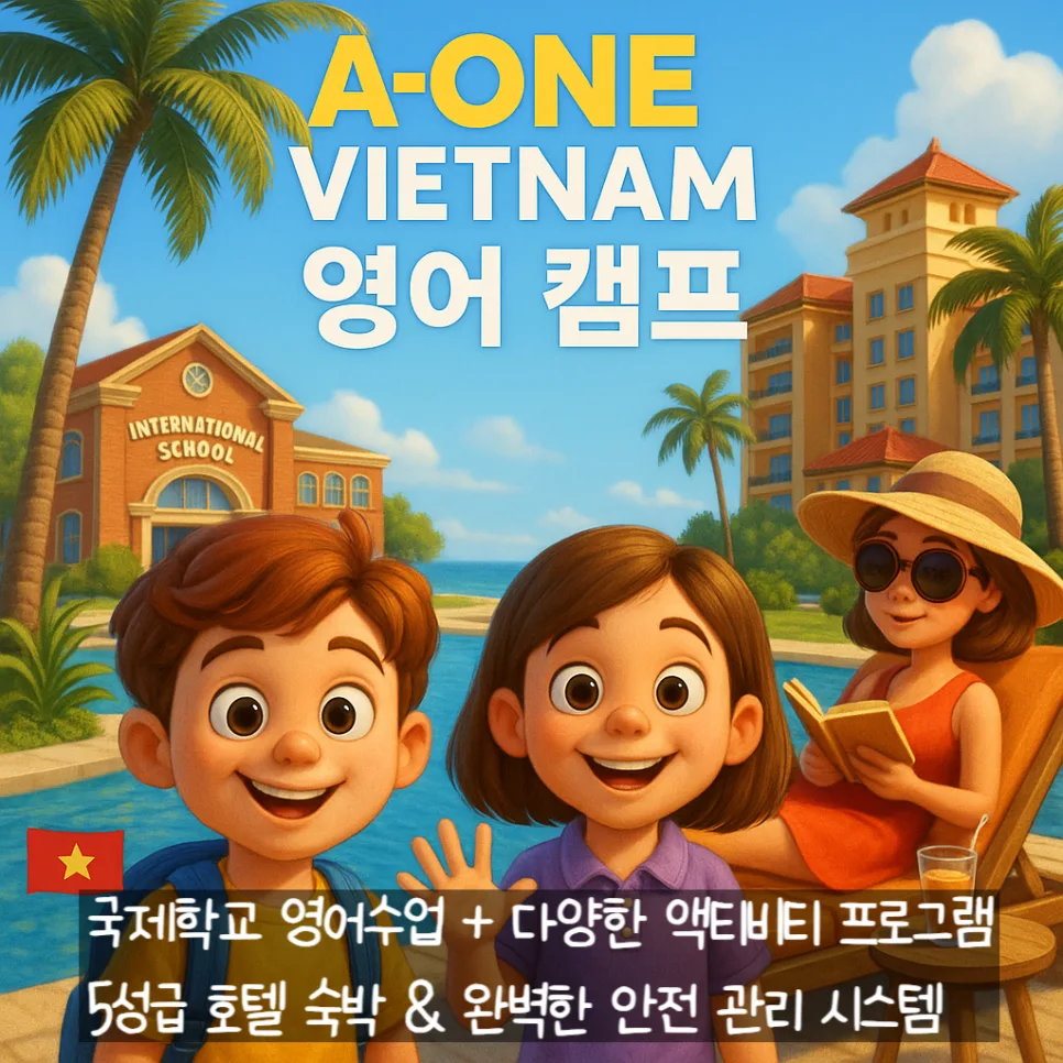 2025 다낭 가족 영어캠프: 아이는 국제학교, 부모는 힐링! 4가지 혜택