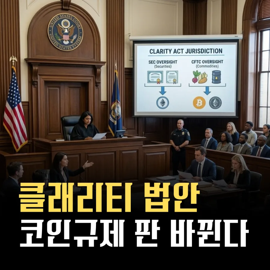 미국 클래리티 법안 2026년 핵심 총정리: 비트코인 급등 이유 분석
