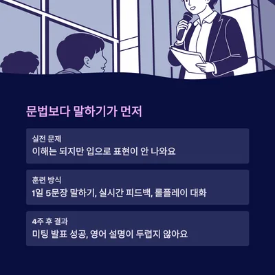 창원 영어회화, 말하기 훈련으로 자신감 UP! 2026년 전략 3