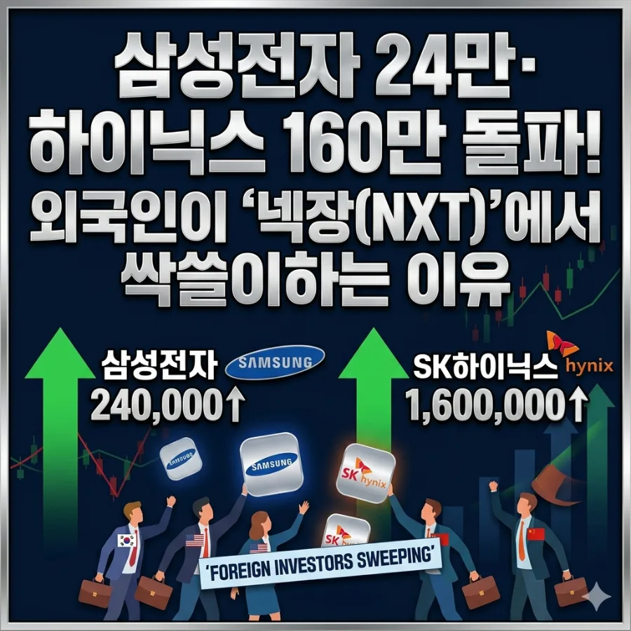 삼성전자·하이닉스 2026년 급등 이유: NXT 장전 매수 분석