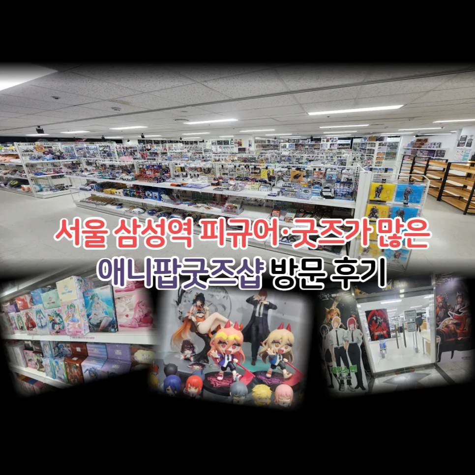 삼성역 피규어 굿즈샵 애니팝 2026년 방문 후기 및 추천