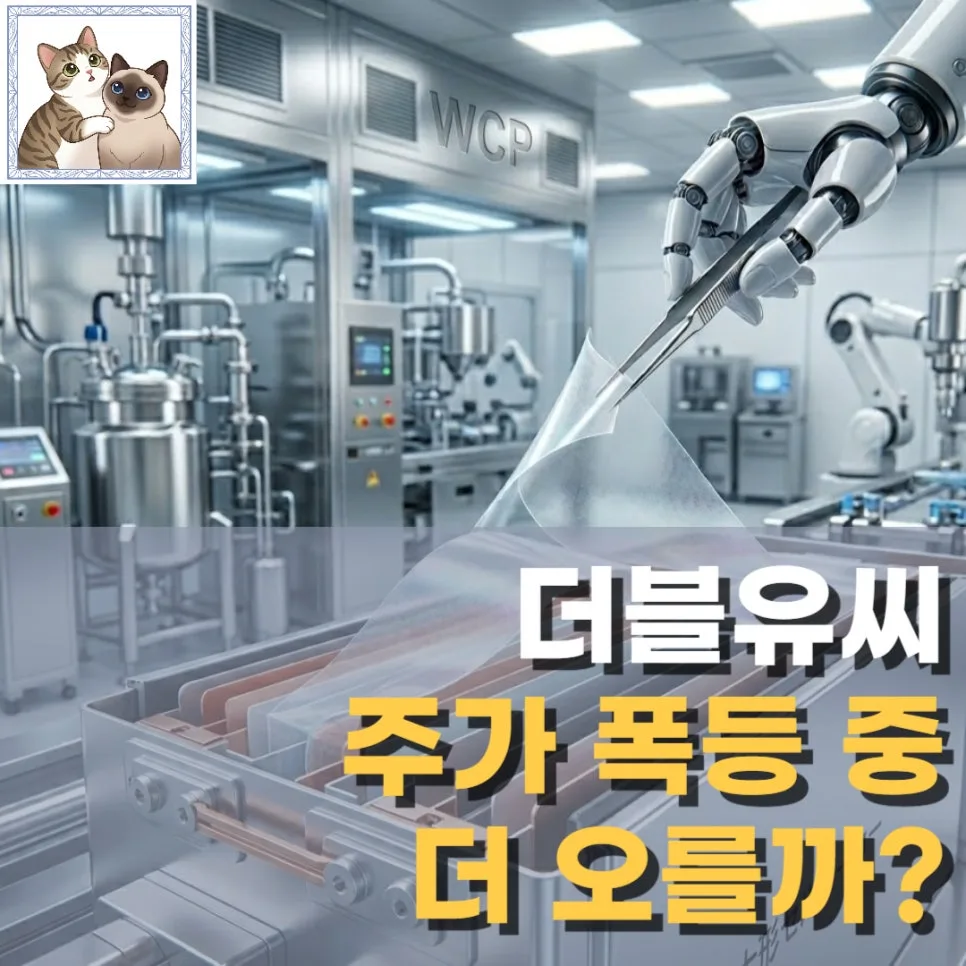 더블유씨피 주가 전망: 2026년 실적 반등 가능성은? (투자 분석)