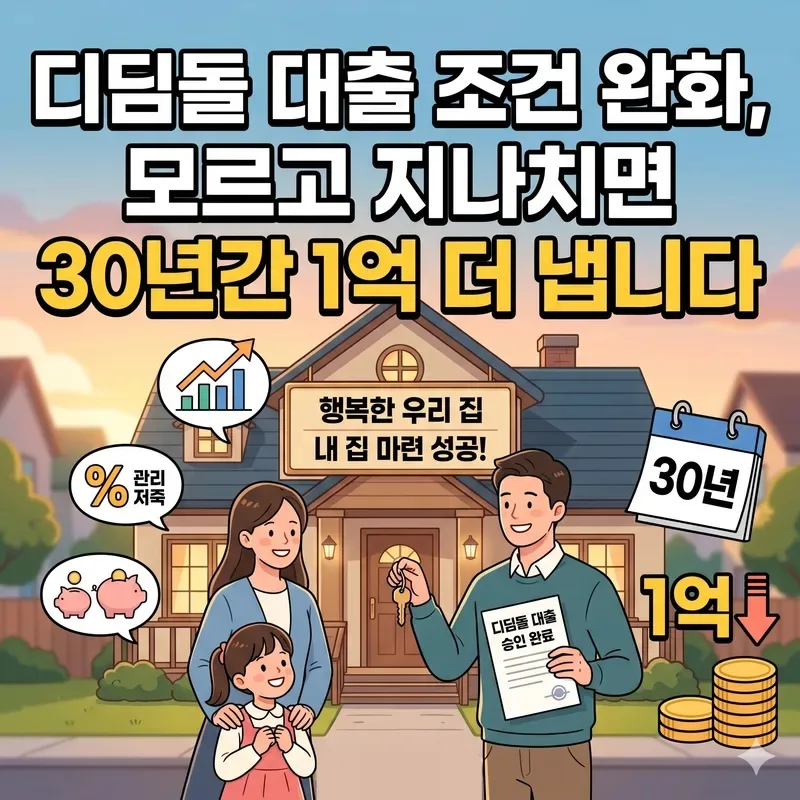 디딤돌 대출 자격 2026: 연봉 7,500만원 부부도 가능?