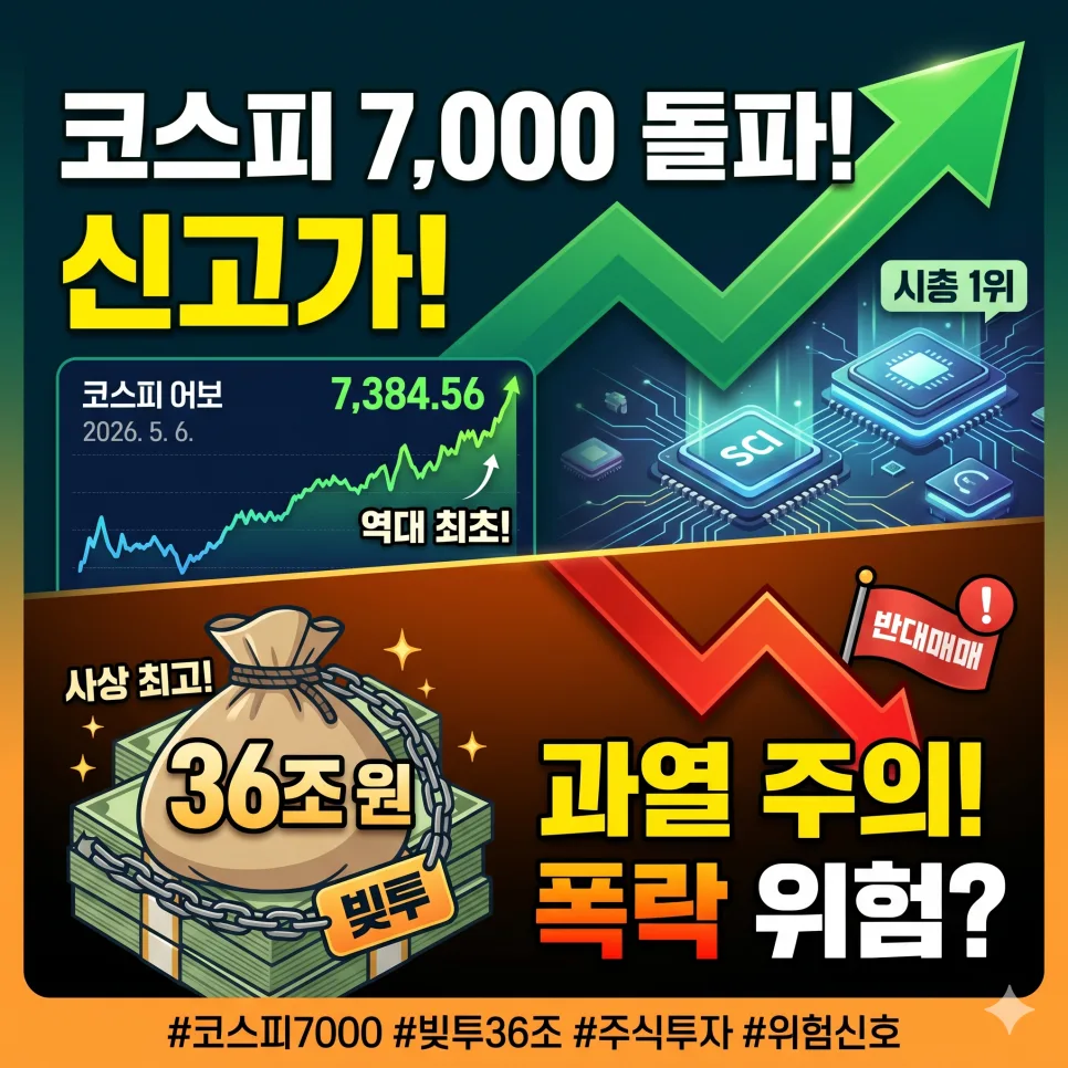 코스피 7000 시대, 지금 투자해도 될까? 2026년 전망과 위험 요인
