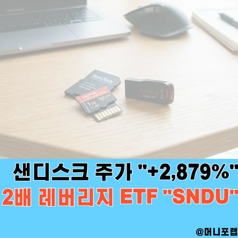 샌디스크 주가 2026년 전망: SNDU ETF 활용법과 급등 이유