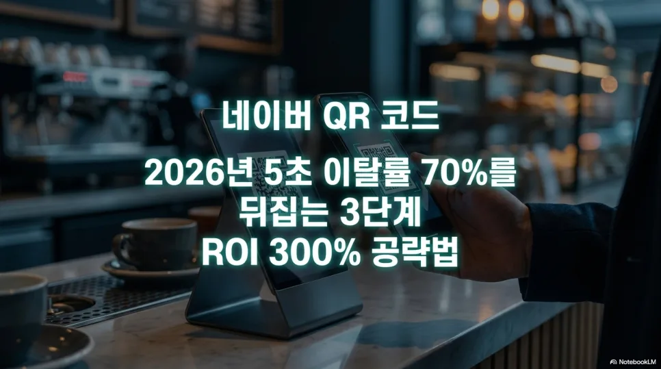 네이버 QR 코드 ROI 300% 높이는 3단계 전략 2026