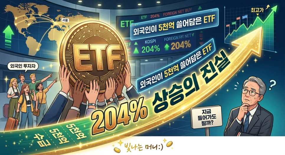 외국인 ETF 매수, 2026년 투자 타이밍 잡는 법 3가지