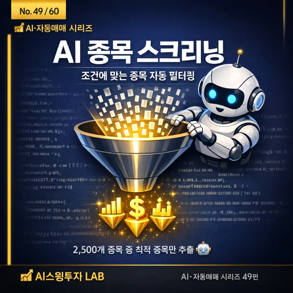 2026년 AI 종목 스크리닝: 파이썬으로 관심 종목 자동 발굴